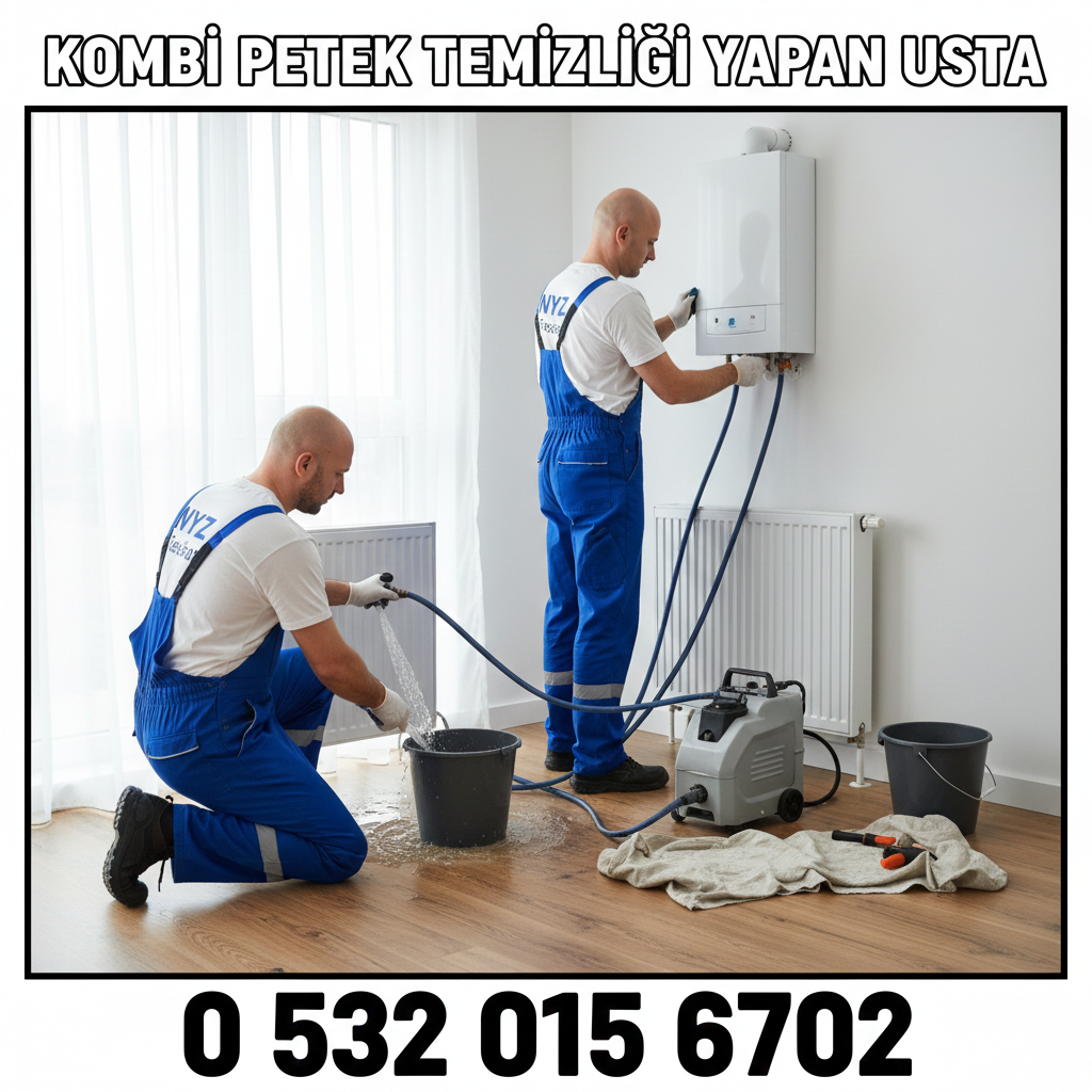 Kombi Petek Temizliği Yapan Usta
