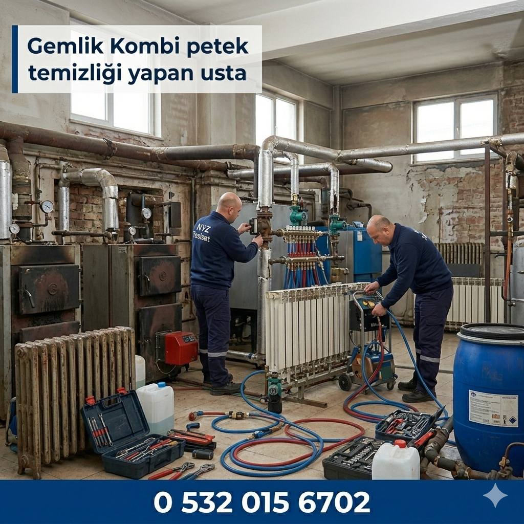 Gemlik Kombi Petek Temizliği Yapan Usta