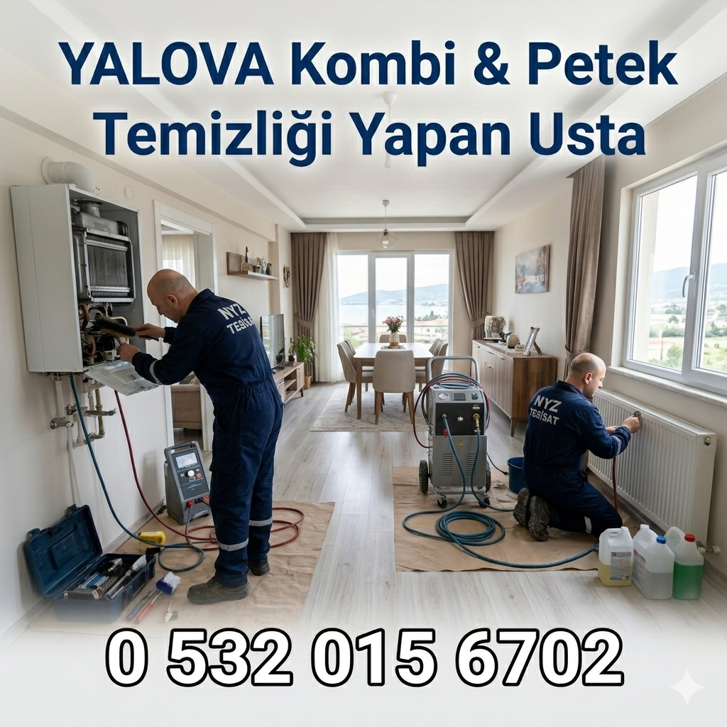Yalova Kombi Petek Temizliği Yapan Usta